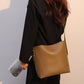 Women's Bag 2026 New Model High-End Large-Capacity Bucket Bag Soft Leather Versatile Shoulder Crossbody Bag Wholesale