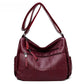 2023 New Bag Women's Solid Color Casual Shoulder Crossbody Bag Simple All-match Middle-aged Women's Mother Bag Large Capacity