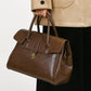 2025 New Style Large Capacity Official Document Tote Bag Retro Texturistic Tote Bag Single Shoulder Hand Bag Women's handbags Bag