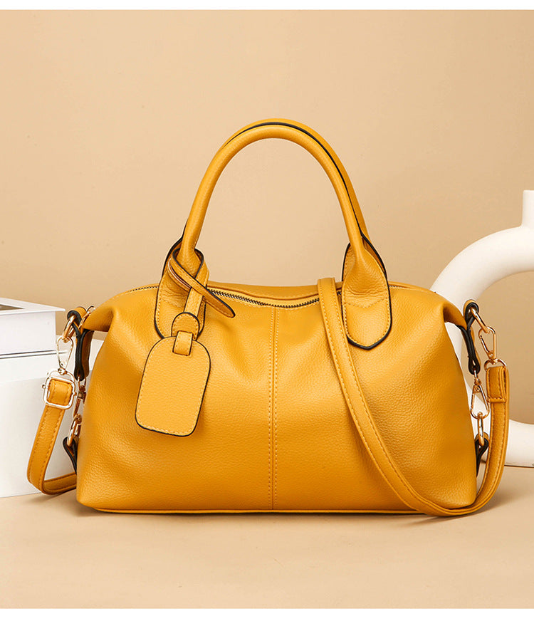 2023 Cross-Border Manufacturers Wholesale New Women's Pu Tote Bag Versatile Sewing Style for Women
