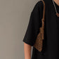 2026 Original Design Small Bag with Retro Fashion Feel, Leopard Print Pu Suede Handbag, Shoulder Bag, Mahjong Bag, Personalized Underarm Bag