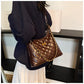 Cross-Border Quilted Saddle Bag, Autumn and Winter New Shoulder Bag, Fashionable Armpit Bag, Work Clothing Versatile Crossbody Bag