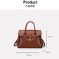 2025 New Style Large Capacity Official Document Tote Bag Retro Texturistic Tote Bag Single Shoulder Hand Bag Women's handbags Bag