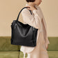 2024 New Women's Bag European and American Big Bag Foreign Trade Portable Tote Bag Soft Leather Large Capacity Shoulder Crossbody Women's Bag
