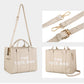 2025 New Printed Simple Tote Bag Large Capacity Letter Handbag Women's Underarm Bag Fashion Shoulder Crossbody Bag
