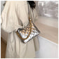 Cross-Border Quilted Saddle Bag, Autumn and Winter New Shoulder Bag, Fashionable Armpit Bag, Work Clothing Versatile Crossbody Bag