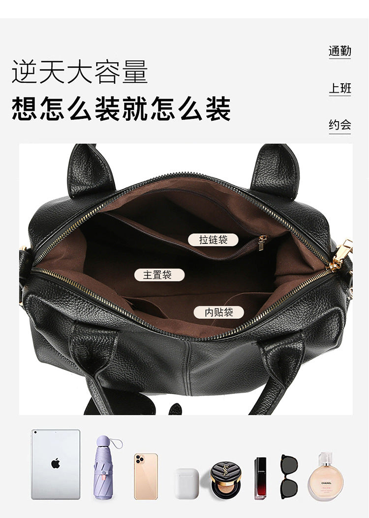 2023 Cross-Border Manufacturers Wholesale New Women's Pu Tote Bag Versatile Sewing Style for Women