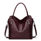 2024 New Women's Bag European and American Big Bag Foreign Trade Portable Tote Bag Soft Leather Large Capacity Shoulder Crossbody Women's Bag