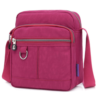 Huayuer 2026 New Women's Bag Casual Water-Repellent Nylon Shoulder Bag Simple Bag Crossbody Bag Wholesale