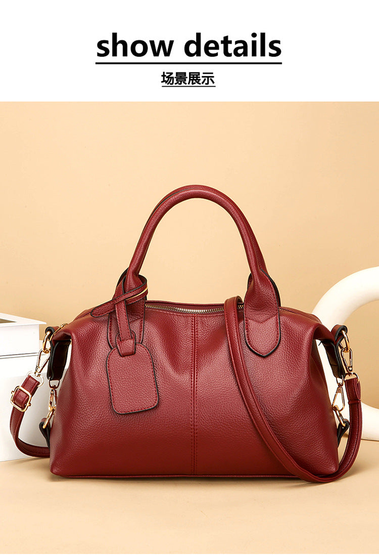 2023 Cross-Border Manufacturers Wholesale New Women's Pu Tote Bag Versatile Sewing Style for Women