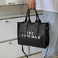 2025 New Printed Simple Tote Bag Large Capacity Letter Handbag Women's Underarm Bag Fashion Shoulder Crossbody Bag