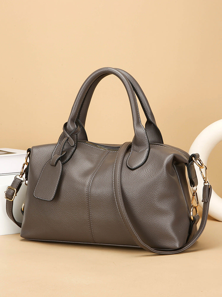 2023 Cross-Border Manufacturers Wholesale New Women's Pu Tote Bag Versatile Sewing Style for Women
