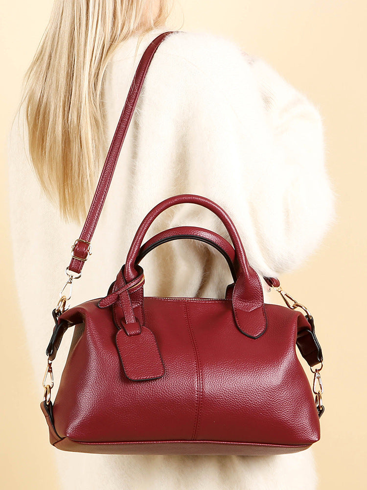 2023 Cross-Border Manufacturers Wholesale New Women's Pu Tote Bag Versatile Sewing Style for Women