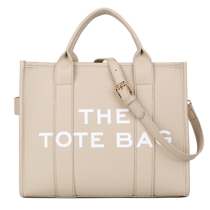 2025 New Printed Simple Tote Bag Large Capacity Letter Handbag Women's Underarm Bag Fashion Shoulder Crossbody Bag