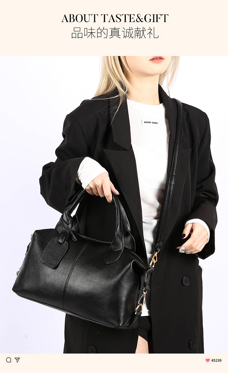 2023 Cross-Border Manufacturers Wholesale New Women's Pu Tote Bag Versatile Sewing Style for Women