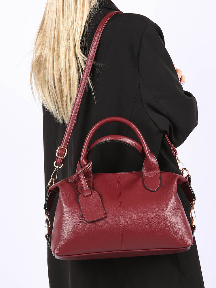 2023 Cross-Border Manufacturers Wholesale New Women's Pu Tote Bag Versatile Sewing Style for Women