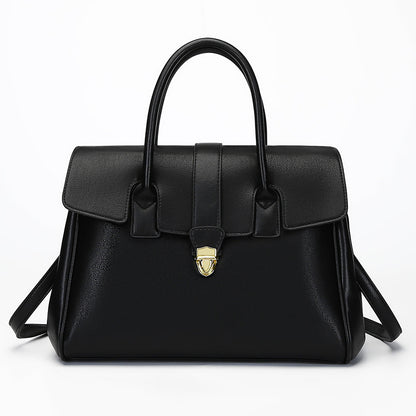 2025 New Style Large Capacity Official Document Tote Bag Retro Texturistic Tote Bag Single Shoulder Hand Bag Women's handbags Bag