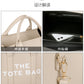 Women's Bag Cross-Border New Tote Bag Wholesale Pu Letter Handbag Simple Casual Crossbody Bag Large Capacity Women's Bag