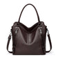 2024 New Women's Bag European and American Big Bag Foreign Trade Portable Tote Bag Soft Leather Large Capacity Shoulder Crossbody Women's Bag