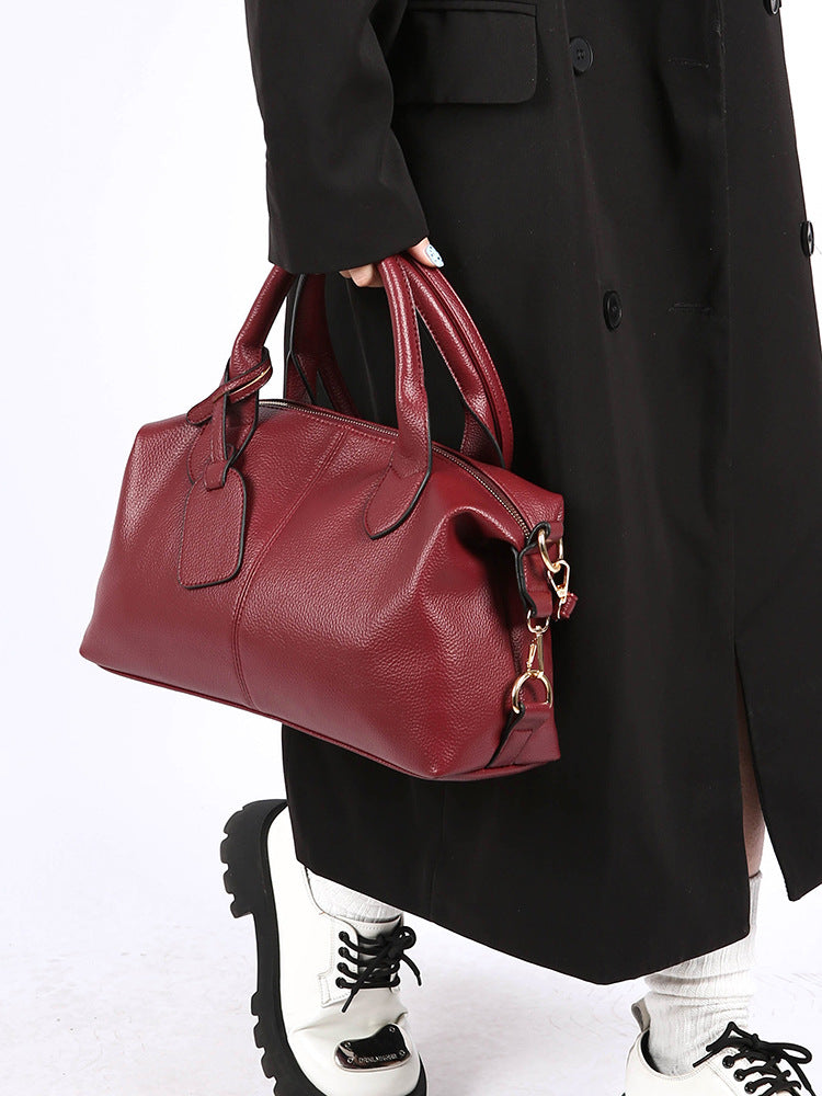 2023 Cross-Border Manufacturers Wholesale New Women's Pu Tote Bag Versatile Sewing Style for Women
