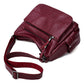 2023 New Bag Women's Solid Color Casual Shoulder Crossbody Bag Simple All-match Middle-aged Women's Mother Bag Large Capacity