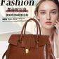 2025 New Style Large Capacity Official Document Tote Bag Retro Texturistic Tote Bag Single Shoulder Hand Bag Women's handbags Bag