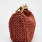Cross-border Women's Bag 2025 New Mini Handheld Woven Bag Retro Casual Evening Bag High-end Shoulder Crossbody Bag