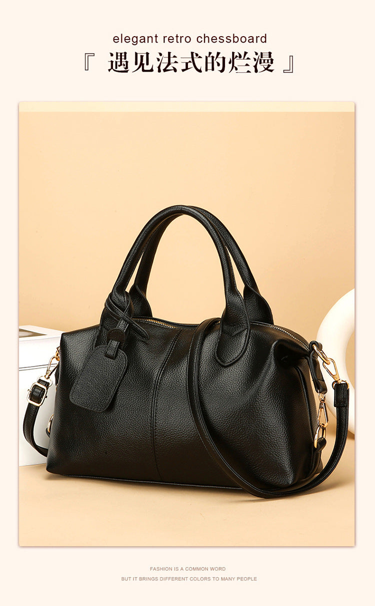 2023 Cross-Border Manufacturers Wholesale New Women's Pu Tote Bag Versatile Sewing Style for Women