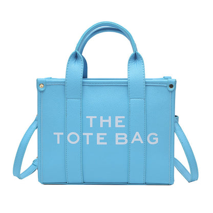 2025 New Printed Simple Tote Bag Large Capacity Letter Handbag Women's Underarm Bag Fashion Shoulder Crossbody Bag