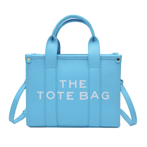 2025 New Printed Simple Tote Bag Large Capacity Letter Handbag Women's Underarm Bag Fashion Shoulder Crossbody Bag