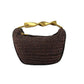 Cross-border Women's Bag 2025 New Mini Handheld Woven Bag Retro Casual Evening Bag High-end Shoulder Crossbody Bag