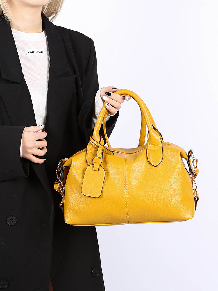 2023 Cross-Border Manufacturers Wholesale New Women's Pu Tote Bag Versatile Sewing Style for Women