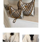 Cross-Border Quilted Saddle Bag, Autumn and Winter New Shoulder Bag, Fashionable Armpit Bag, Work Clothing Versatile Crossbody Bag