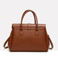 2025 New Style Large Capacity Official Document Tote Bag Retro Texturistic Tote Bag Single Shoulder Hand Bag Women's handbags Bag