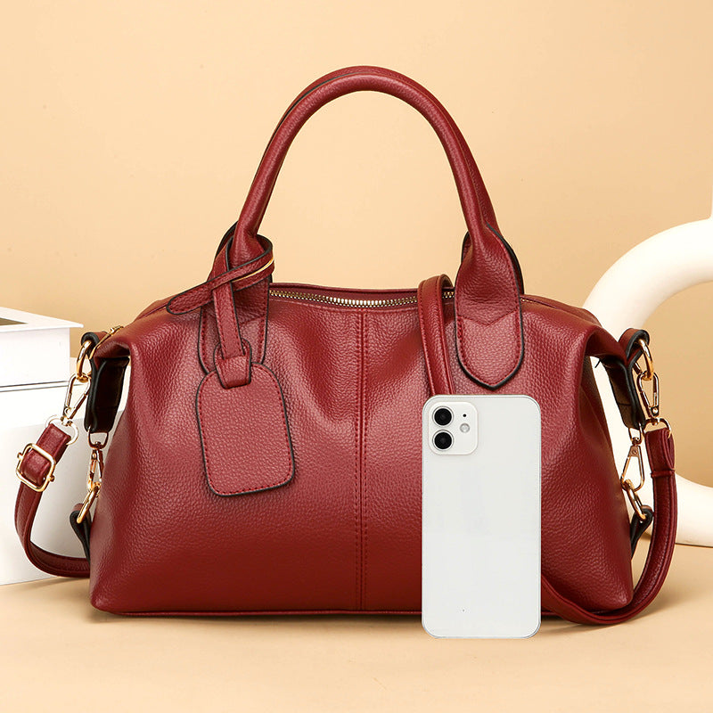2023 Cross-Border Manufacturers Wholesale New Women's Pu Tote Bag Versatile Sewing Style for Women