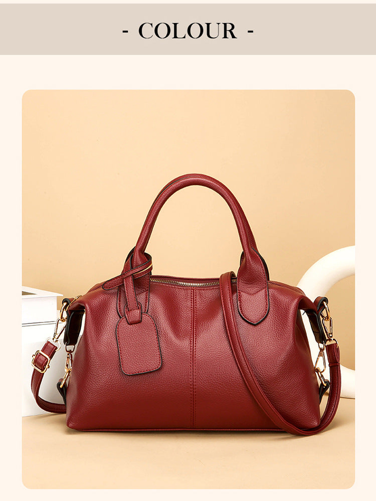 2023 Cross-Border Manufacturers Wholesale New Women's Pu Tote Bag Versatile Sewing Style for Women