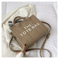 2025 New Printed Simple Tote Bag Large Capacity Letter Handbag Women's Underarm Bag Fashion Shoulder Crossbody Bag