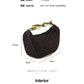Cross-border Women's Bag 2025 New Mini Handheld Woven Bag Retro Casual Evening Bag High-end Shoulder Crossbody Bag