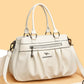 Cross-border women's bag 2024 new European and American retro women's bag simple fashion shoulder slung multi-layer large bag a generation of hair