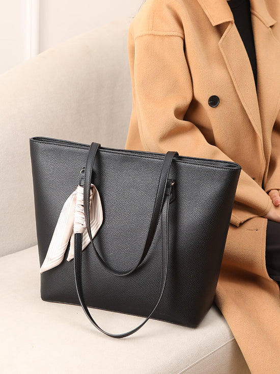 Tote bag large capacity women's high-grade portable women's bag work commuter bag fashionable simple all-match shoulder bag women