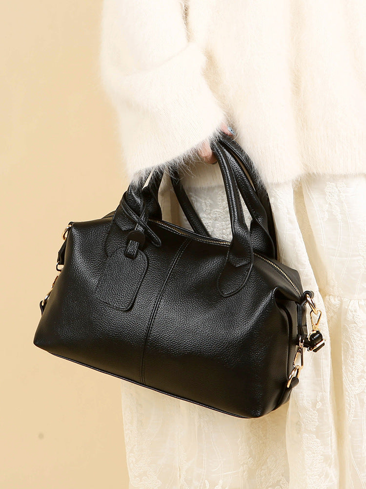 2023 Cross-Border Manufacturers Wholesale New Women's Pu Tote Bag Versatile Sewing Style for Women