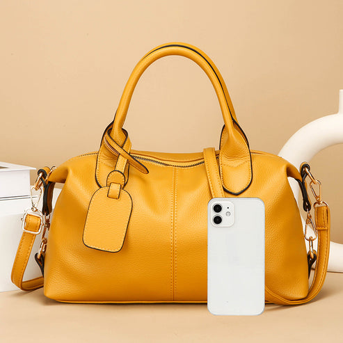 2023 Cross-Border Manufacturers Wholesale New Women's Pu Tote Bag Versatile Sewing Style for Women